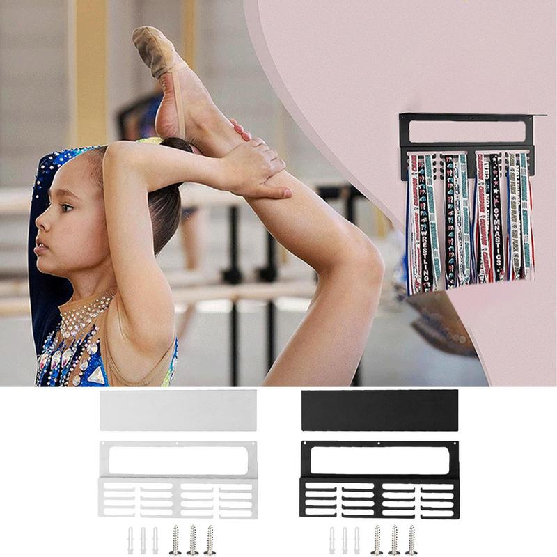 Trophy Wall Shelf Metal Award Hanger Wall Rack Display Stand Award Rack Kids Sports Fans Room Storage Living Room Baseball