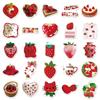 50pcs Cute Cartoon Strawberry Stickers: Fun Decorations for Bikes, Suitcases, & Power Banks