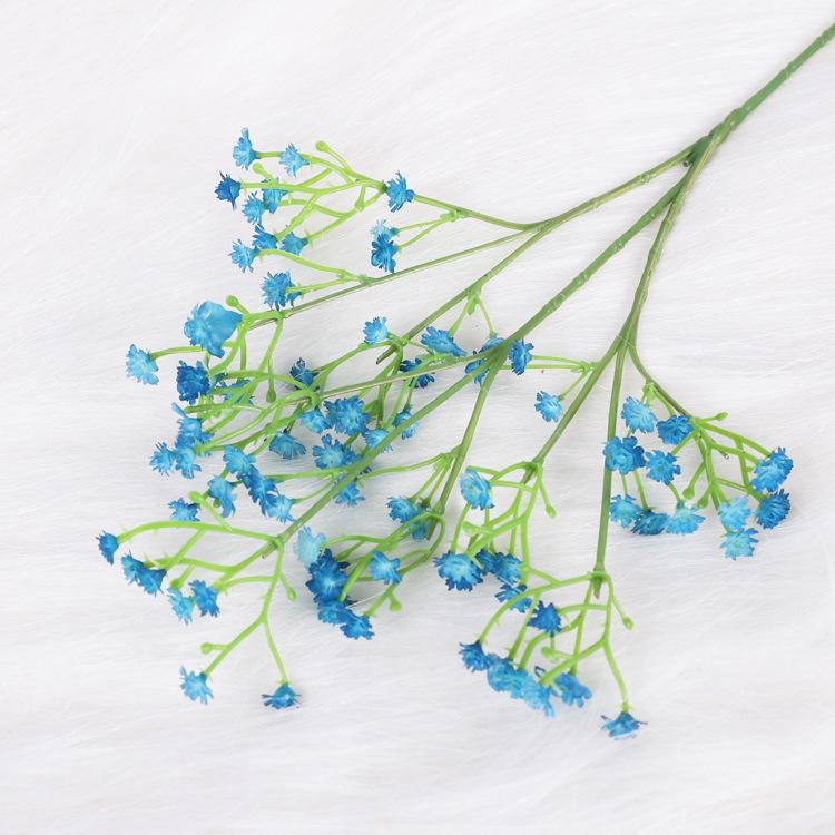 Simulation Gypsy dried flower bouquet, fake flower wedding decoration flower soft glue Gypsy simulated flower