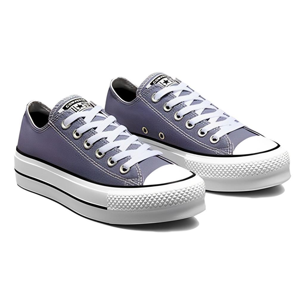 Converse Chuck Taylor All Star Lift Platform Low Slate Lilac Unisex Sneakers Purple White Black A06179C