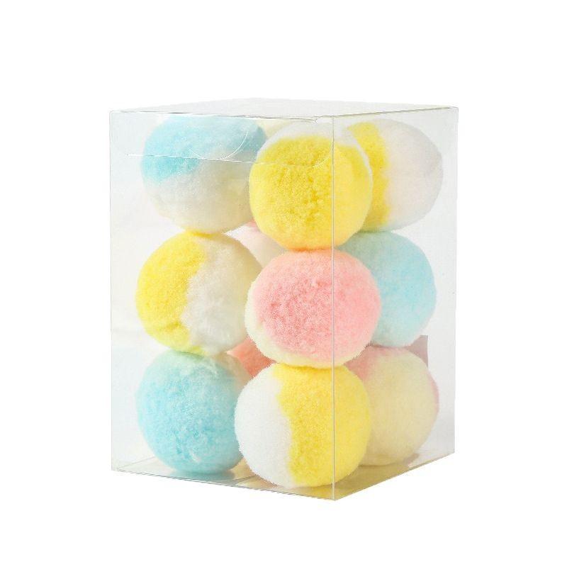 Cat Toys, Colorful Silent Silent Balls, Cat Teasing Artifacts, High Elastic Hairballs, Gnawing Kittens Into Cat Self-hi Balls, Quiet