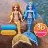 Mermaid Princess Doll: Handmade Water Play Toy for Girls - Perfect Children's Day Gift