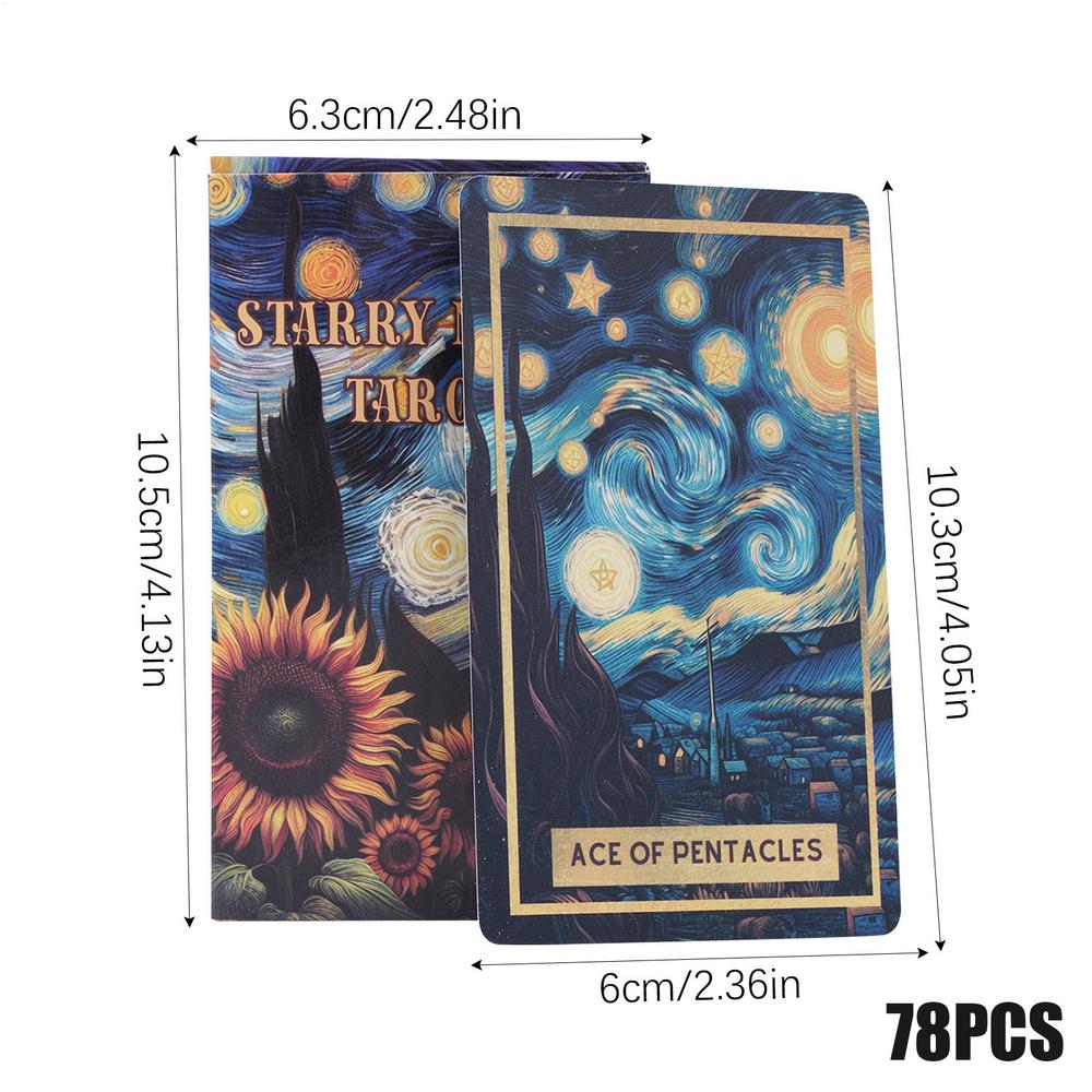 78pcs Tarot Cards for Beginners English Edition Tarot Decks Oracle Cards Party Table Game Fun Board Game Divination Oracle Deck