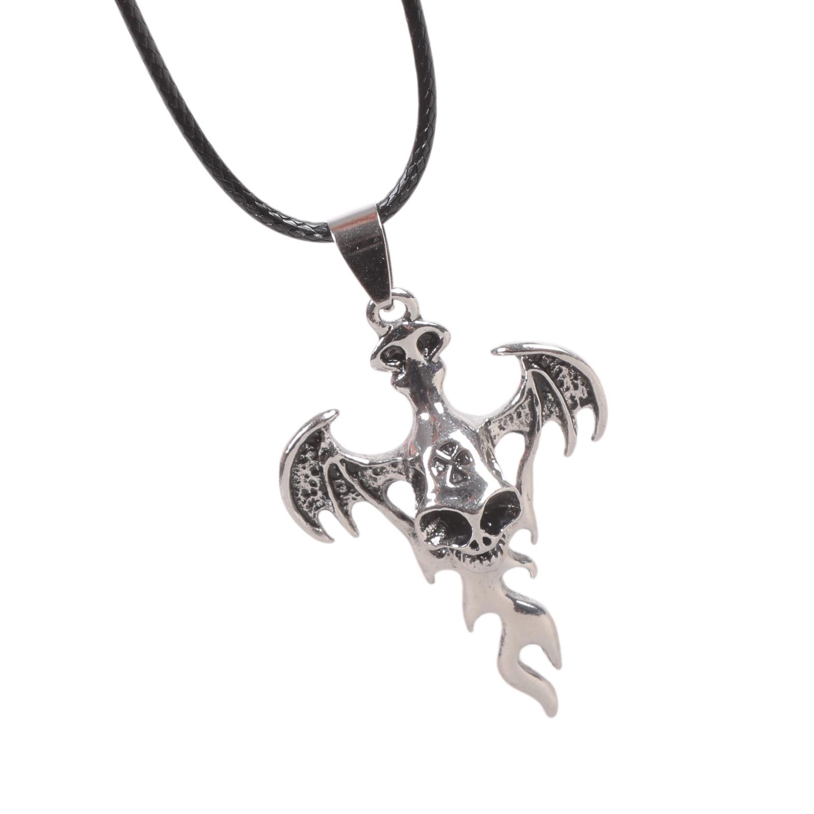 

Edgy Skull Cross Pendant Necklace Gothic Halloween Jewelry for Punk Fashion Enthusiasts and Statement Accessories