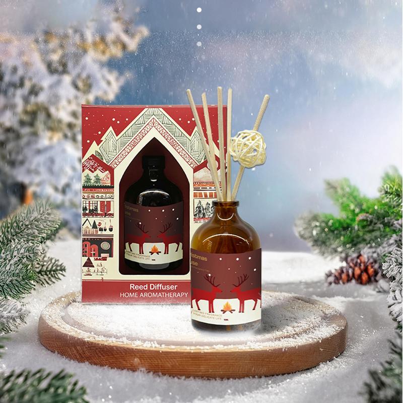 1PC Aromatherapy Long lasting Fragrance Indoor Flameless Home Glass Decorations Christmas Souvenirs Aromatherapy