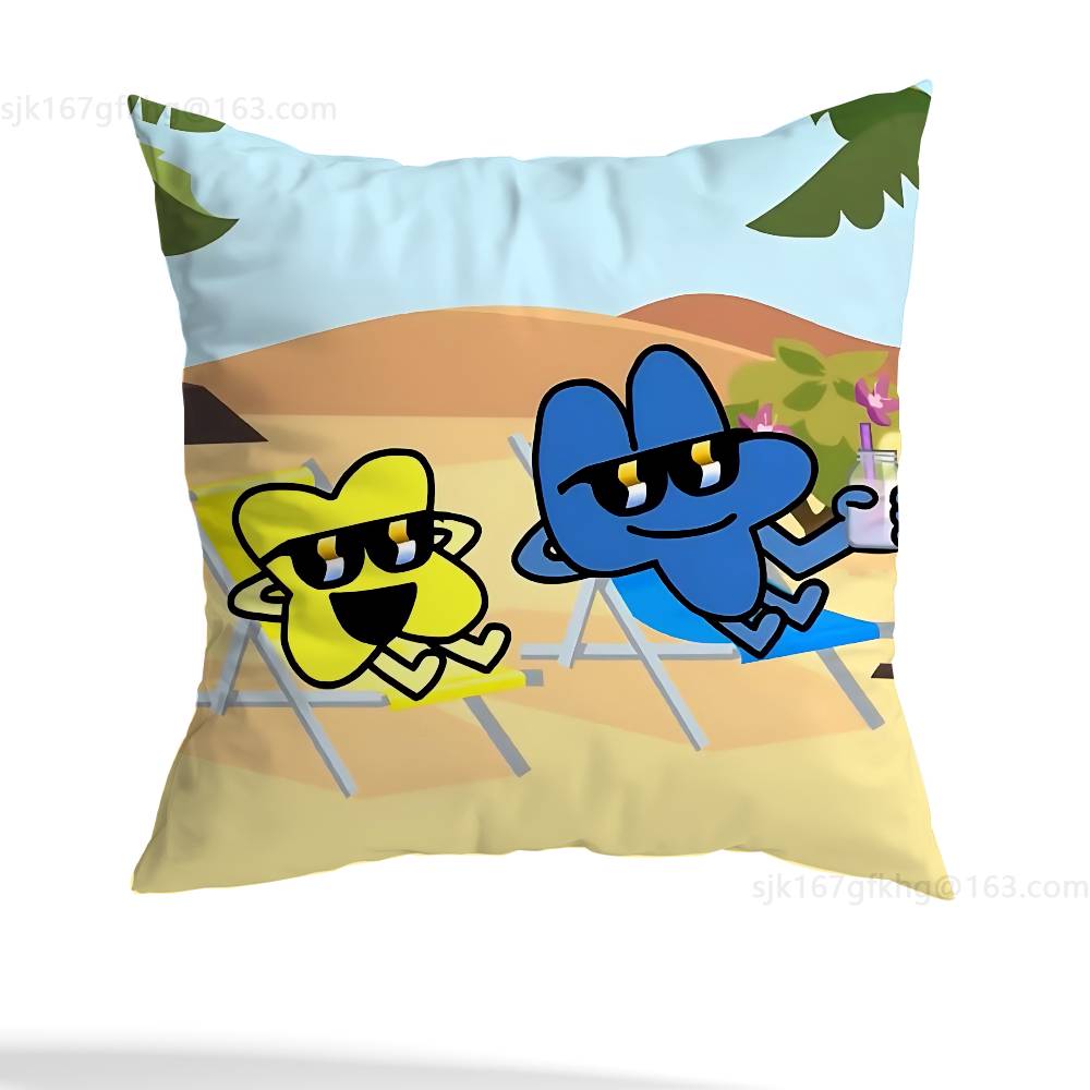Funny Bfb X and Four pillowcase casual style decoration, suitable for home decoration (excluding pillow core)
