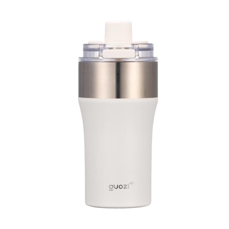 

GUOZI Jumbo Insulated Tumbler with Straw and One-Touch Lid