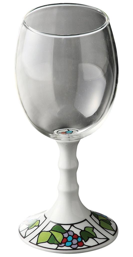 Toyo Ceramics Arita Ware Romantic Wine Glass (Gift Boxed) Beetro Grape