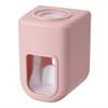 Automatic Wall Mount Toothpaste Dispenser Lazy Toothpaste Squeezer Waterproof Bathroom Toothbrush Holder Storage Accessory