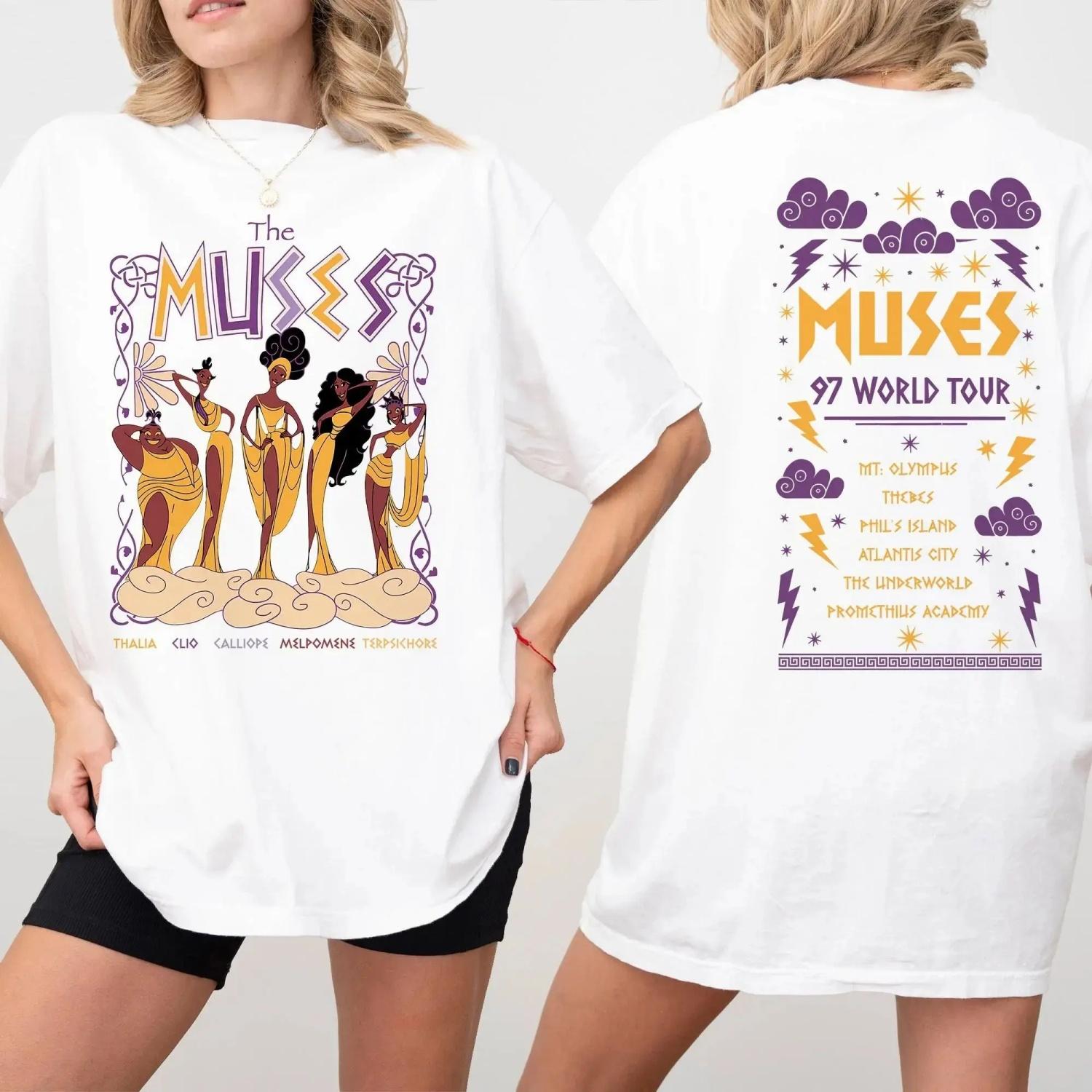 

2026 Fashion Retro Anime Cartoon Tee Summer Hercules The Muses 97 World Tour Comfort Parent-child Shirt Cotton Sports Jersey S разноцветный