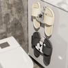 Wall Mounted Suction Cup Slipper Rack Keep Tidy Shoe Drying Rack Shoes Storage Organizer  Bathroom