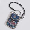 Exquisite Bohemian Style Crossbody Bag with Rice Beads, Shells, and Flowers