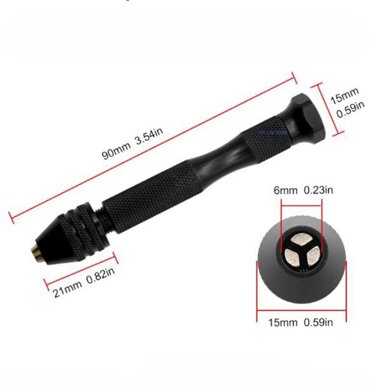 Drilling Hand-twisted Diamond Soft Pottery Silver/copper Clay DIY Silver Jewelry Ring Pendant Drilling and Inlay Tool