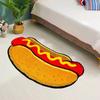Creative Hot Dog-Shaped Rug Insulating, Warmth-Retaining, Non-Slip Bedroom Entrance Mat Bedside Rug Sofa Rug Home Decor