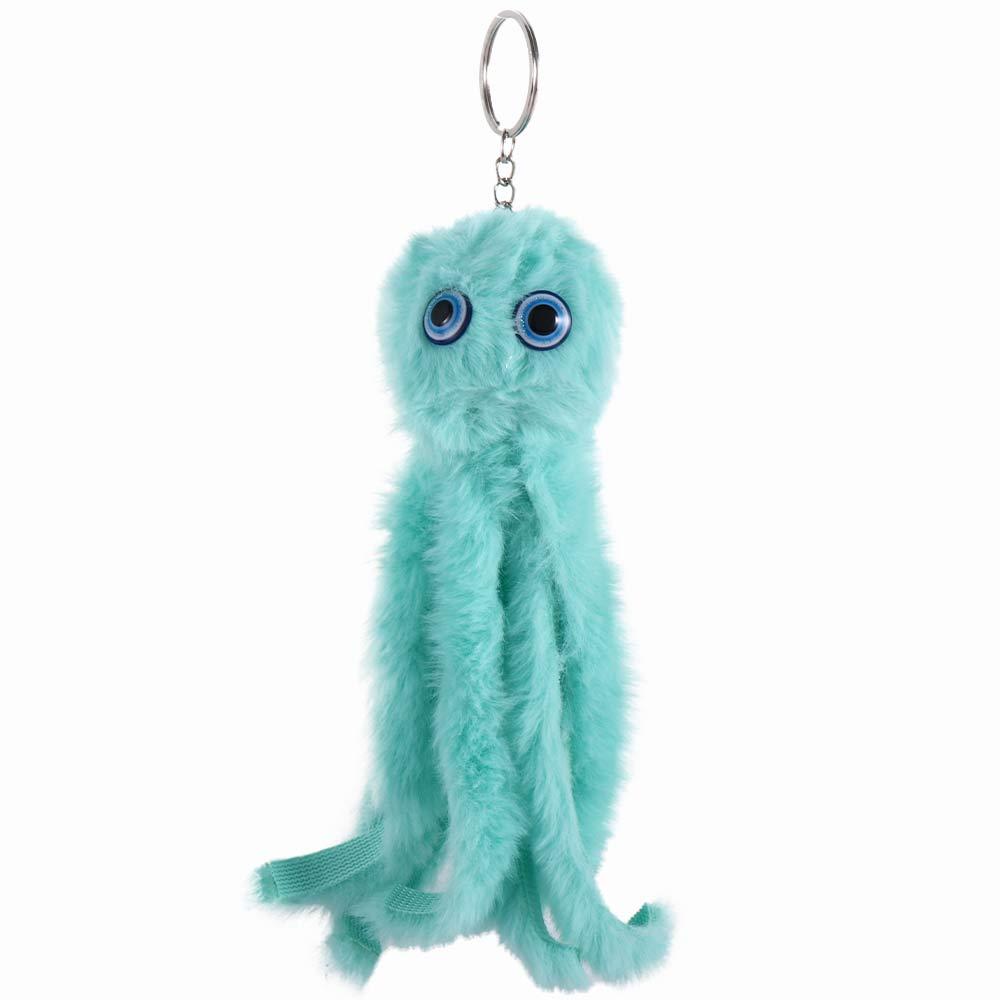 Portachiavi a Forma di Peluche, Ciondolo per Borsa, Accessori per Interni, Ciondolo Peluche, Portachiavi Peluche Polpo, Portachiavi Polpo Peluche, Portachiavi Peluche