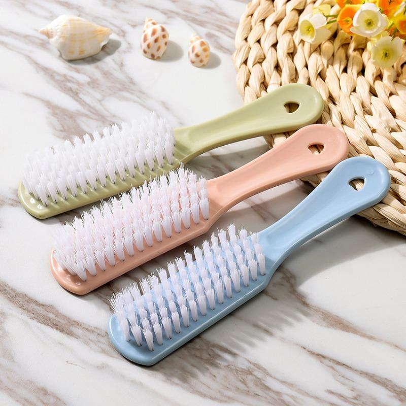 3pcs Plastic Cleaning Brush Set Soft Bristle Shoe Brush Laundry Scrub Brush