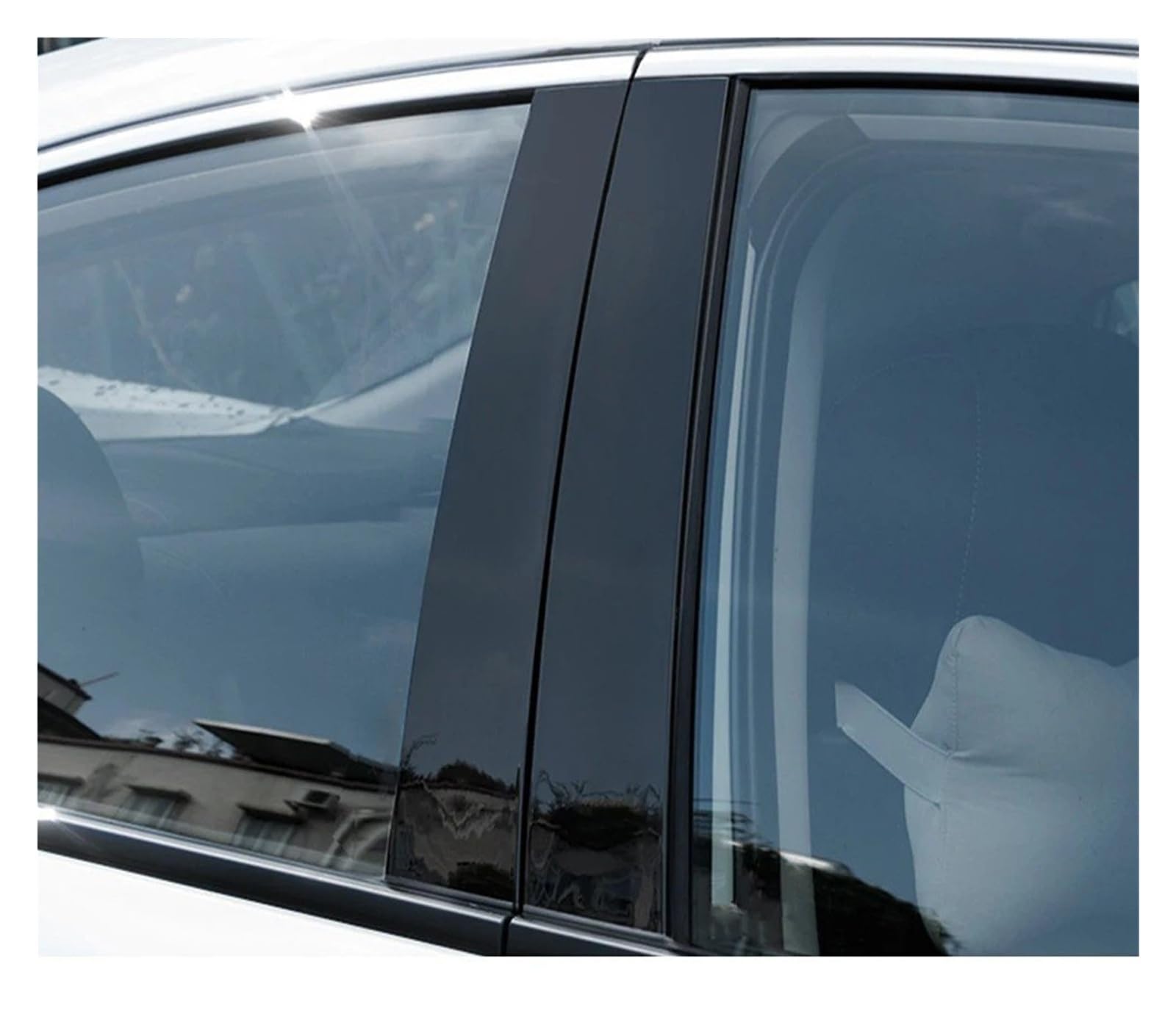 

Наклейка на центральную стойку автомобиля Наклейка на оконную стойку двери Накладка на стойку BC Подходит для Macan 95B 2014 2015 2016 2017-2022 (черный) One size чёрный