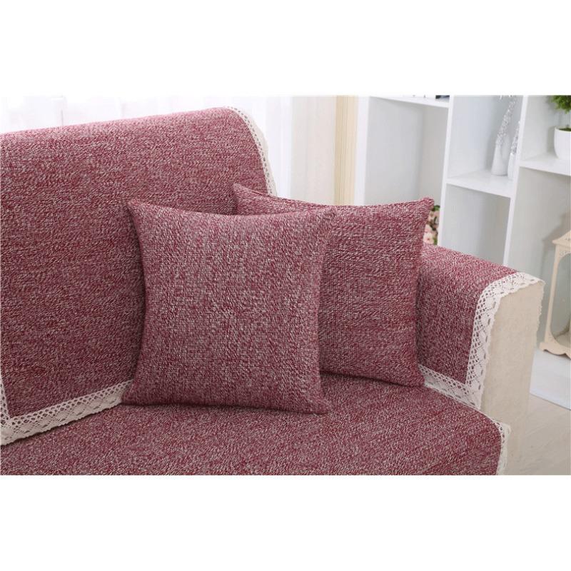Sofa Cushion Fabric Four Seasons Sofa Slipcover Universal Autumn Linen Simple Modern Thickened Non-Slip Sofa Covers