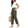 Women's Straight Leg Casual Long Pants for Everyday Wear