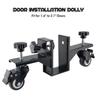 Door Panel Handling Cart Translation Roller Heavy-duty Door Panel Cart Board Dolly Installation