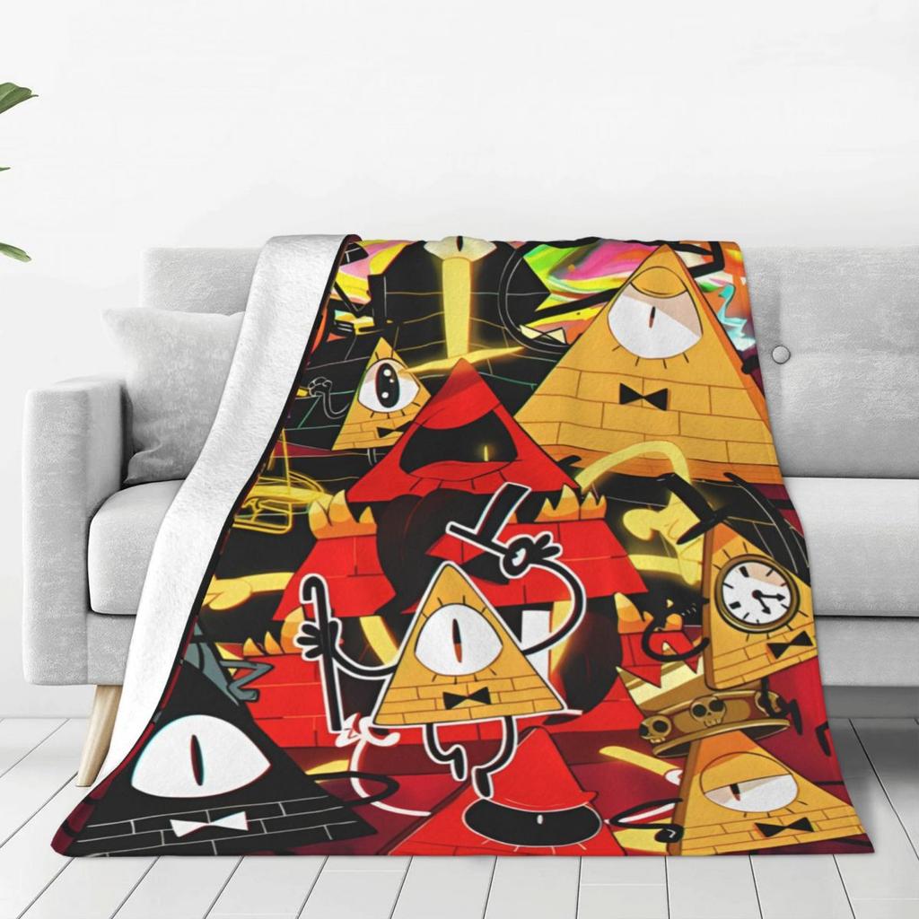 Gravity Falls Dipper Mabel Pines Coperta Morbida Calda Plaid Invernale Campeggio Divano Sedia Letto Copriletto Estetico