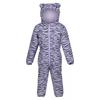 Regatta Childrens/Kids Penrose Zebra Print Puddle Suit