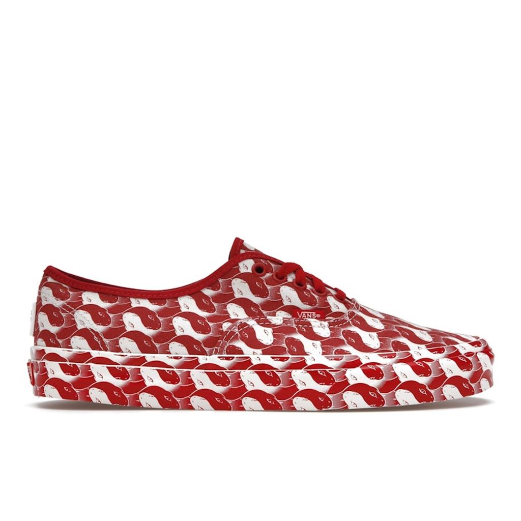 Opening Ceremony x Vans Authentic Snake Checker Unisex Sneakers Κόκκινο Αληθινό Λευκό VN0A348A43Z