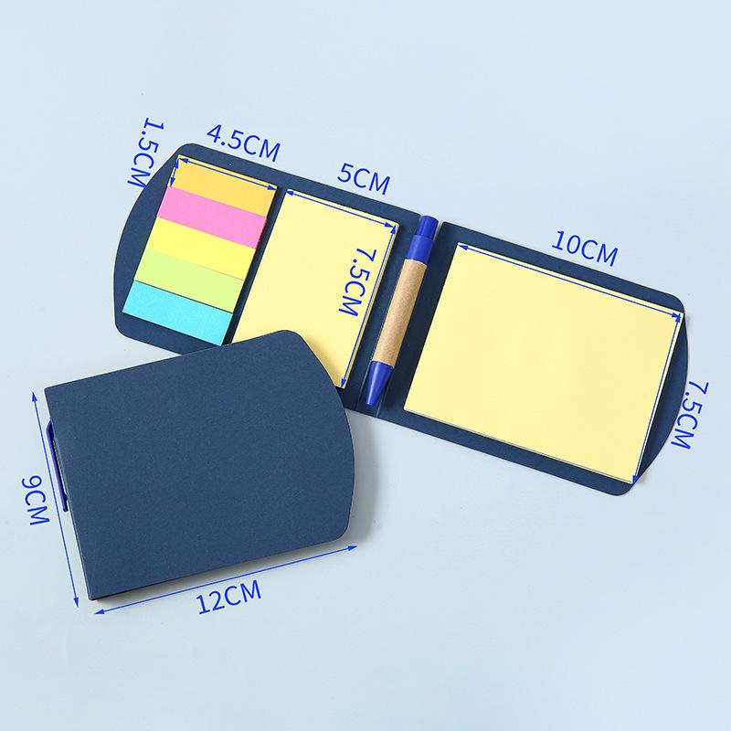 Cross-border Sticky Notes Memo Pad Set - 150 Sheets, 5 Colors, Portable and Abundant