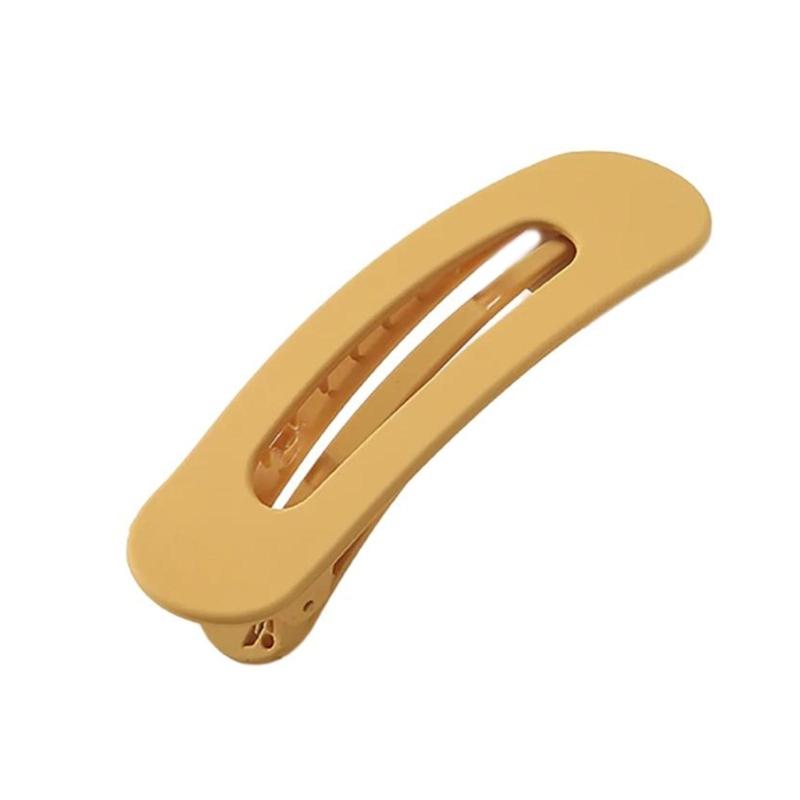 Traceless Flat Hair Clip Matte Color Claw Clip All Matching Hair Styling Tool