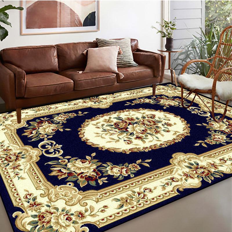 

Large Size Carpets for Living Room European Luxury Decoration Carpet Hotel Hall Soft Non-slip Mat Bedroom Lounge Rug Tapis Salon 200*250cm