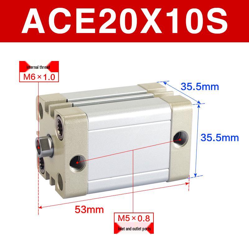 AirTAC ACE Compact Cylinder Series (Sizes: 20X5 to 50SB)