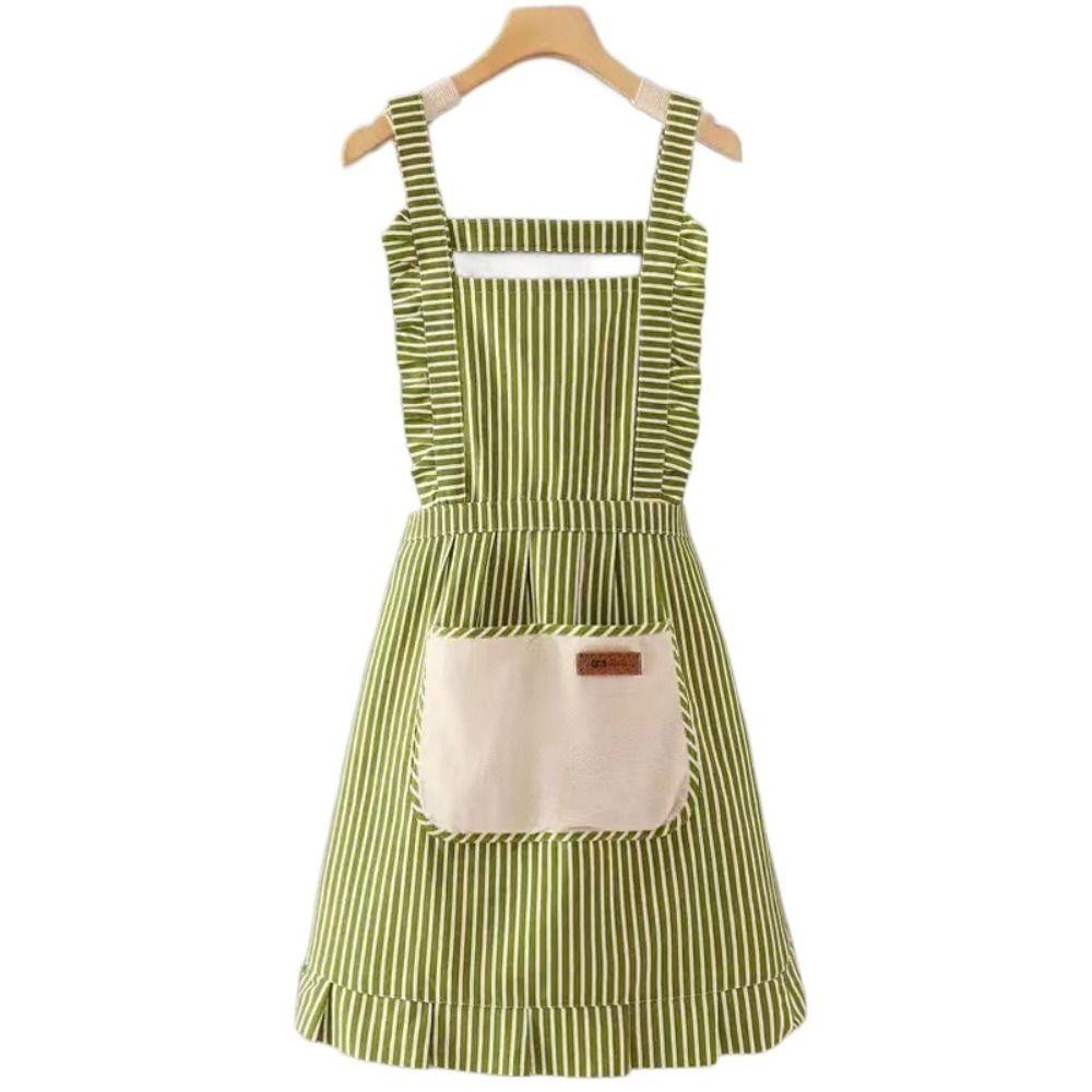 New Adjustable Apron Oilproof Sleeveless Kitchen Apron Can Wipe Hands with Pockets Cooking Apron Unisex