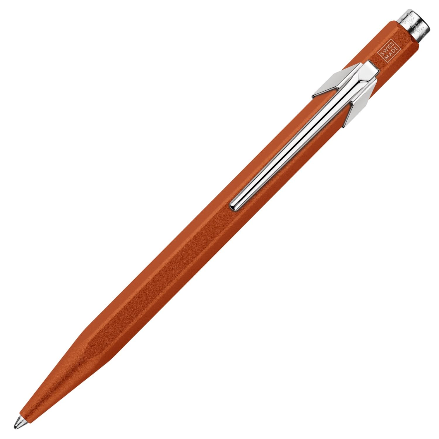 

CARAN Ballpoint 849 Color Matte Metal Officially Imported D ACHE Pen, Oil-Based, X, Orange, NF0849-776, Tin,