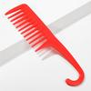 Anti-Static Hair Comb Hairdressing Brushes With Hanger Shower Detangler Large Wide Tooth Comb Professional Salon Makeup 1PC