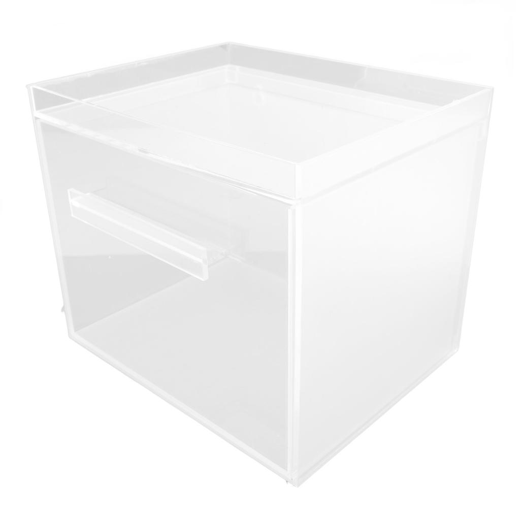 Gesichtstuch Aufbewahrungsbox Behälter Acryl Gesichtstücher Halter mit Schublade für Waschtisch Badezimmer