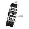 1Pair Women'S Autumn Winter Legwarmers Socks Retro Snowflake Leg Warmer Jk Lolita Girls Warm Knitted Leg Covers