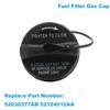 Car Fuel Filler Gas Cap with Tether Black Tank Cover 52030377AB 52124512AA for RAM 1500 2500 3500 2011-2017