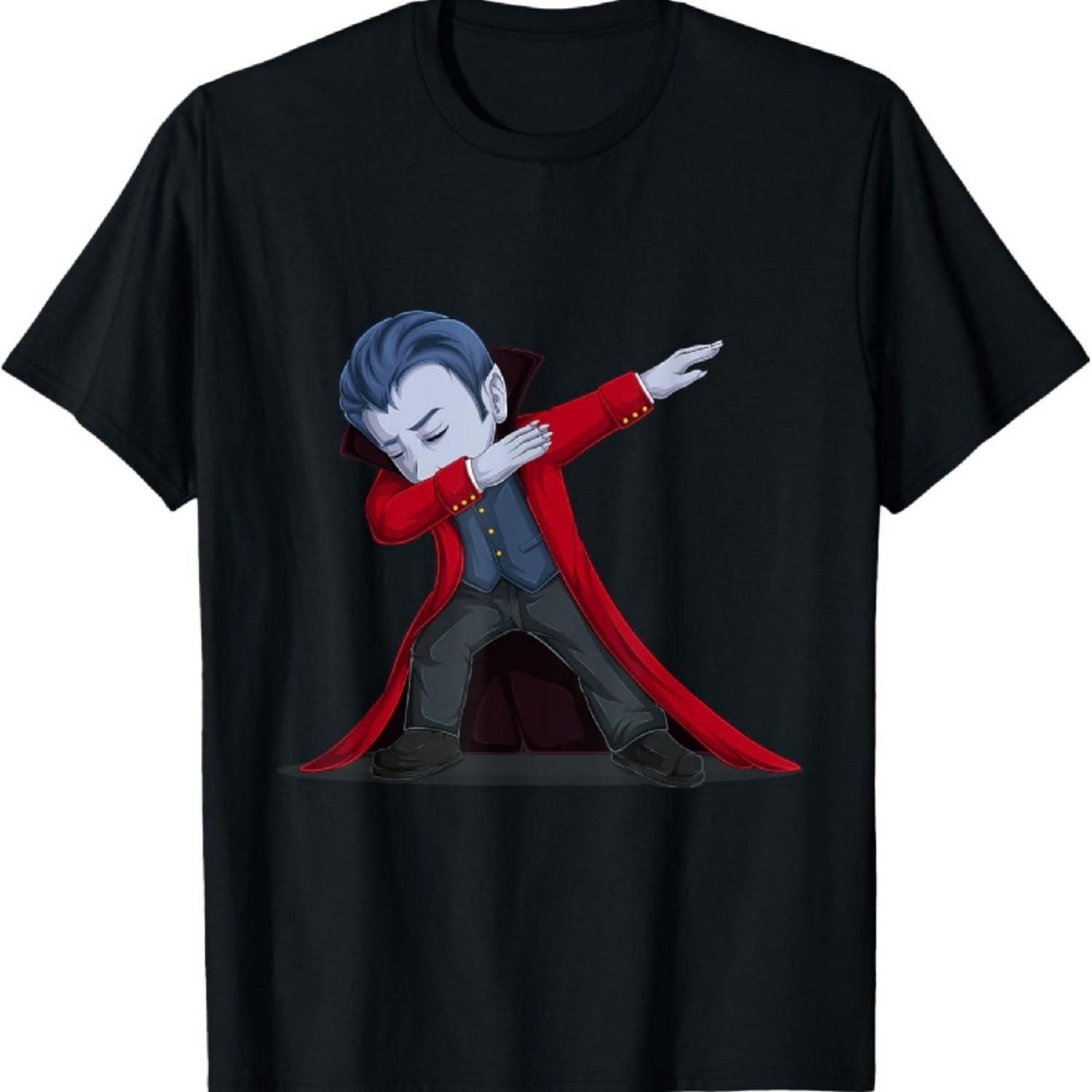 Dabbing Dracula Costume Dabbing Halloween T-Shirt XXXXXL чёрный