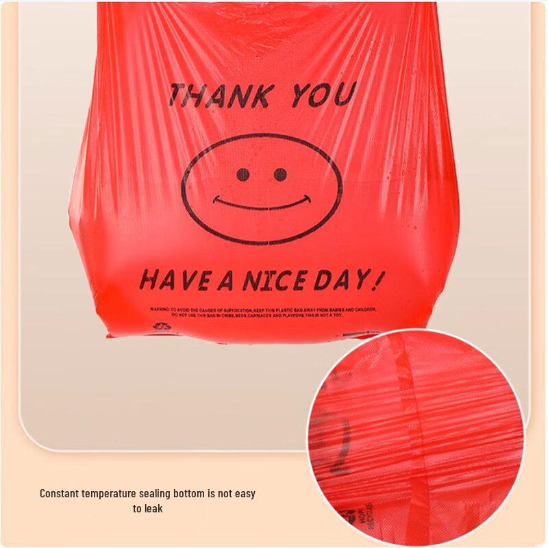 Thickened Smiley Shopping Bags
