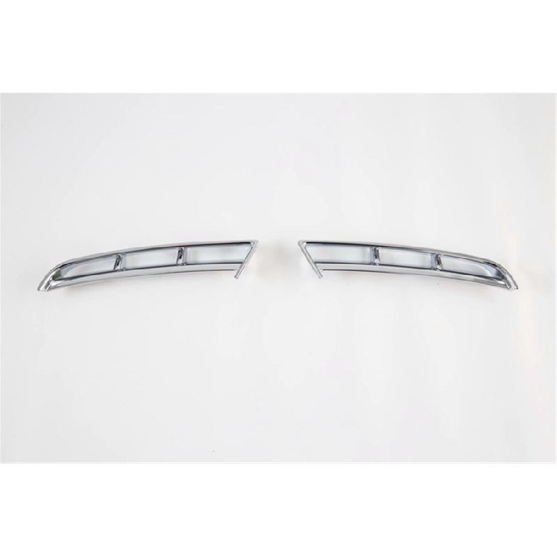 Chrome Front fog Lights, Bumper Pads for hyundai tucson 2021, accessory