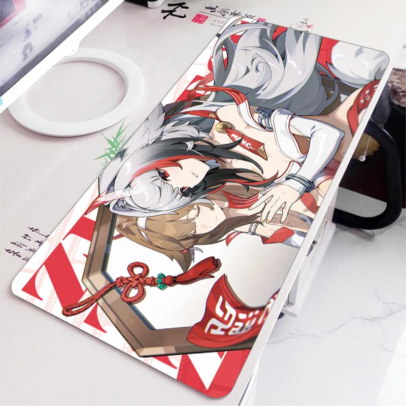 ZZZ Gaming Hoshimi Miyabi Ye Shunguang Tappetino Mouse Evelyn Ellen Zenless Zone Zero Tappetini da Scrivania per Tastiera XXL Ragazze Anime Tappetino Mouse