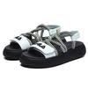 Fila Churro Thick Sole Comfortable Daily Slide Sandals Women Sandals Shy-Blue F12W221404FBL