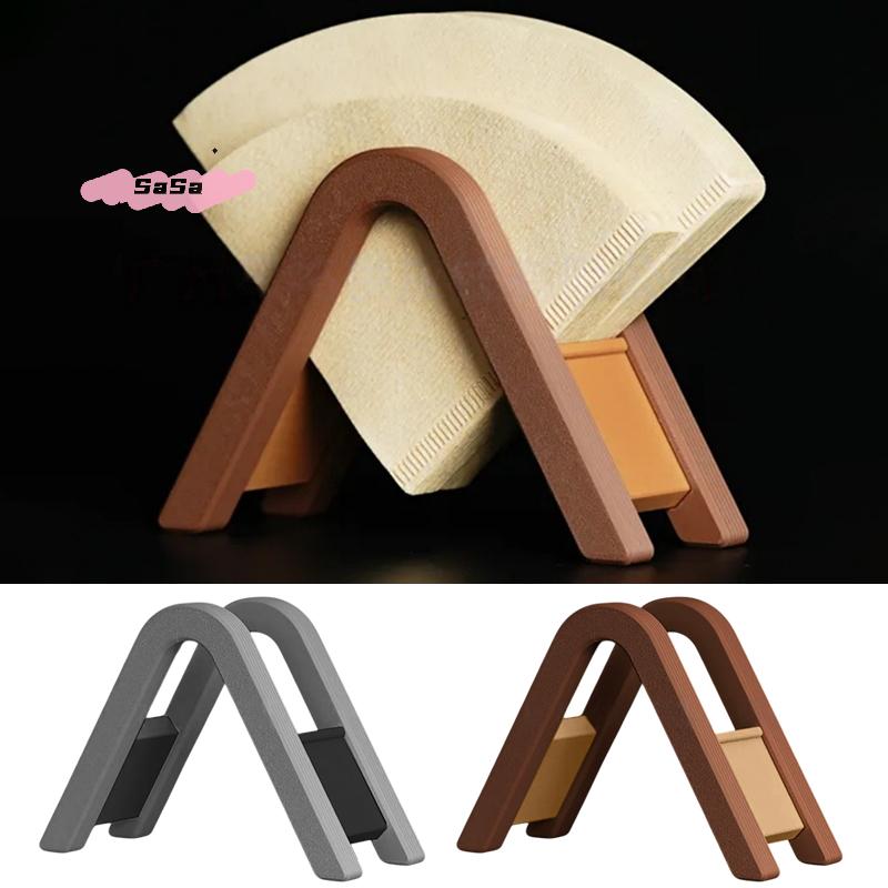 1Pc Multifunctional Coffee Filter Paper & Tissue Holder Countertop Storage Rack Home Kitchen Bar Cafe Organizer
