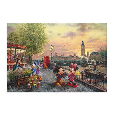 1000 Piece Jigsaw Puzzle Disney Mickey and Minnie In London (51x73.5cm)