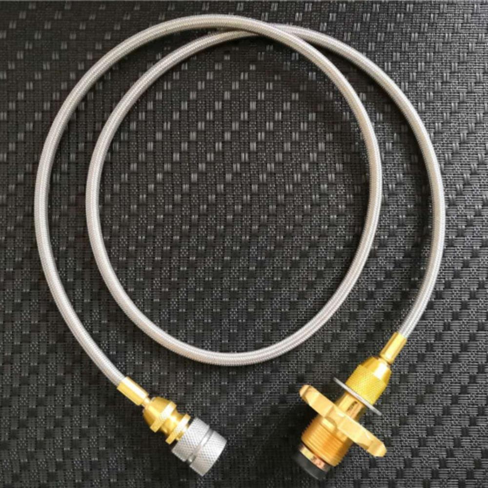 Easy Control Gas Bottle Adapter Stainless Steel, Copper Propane Refill Adapter  Barbecue Cooking
