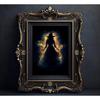 3 Pcs Vintage Witches Wall Art Witch in The Fores Halloween Painting Picture Wall Decor Gothic Dark Academia Poster Print Artwork for Gallery Party