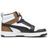 Puma Rebound V6 Comfortable Versatile High-Top Sneakers Unisex Sneakers Black Brown 392326-09