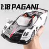 1:18 Large Size Pagani Huayra BC GTR Alloy Diecast Car Model Toy Vehicles Sound Light Shock Absorption Models Kids Presents
