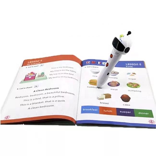 Smart Educational Toy Customizable English & Spanish Learning Talking Pen for Kids Plastic ODM Smart Reading Pen