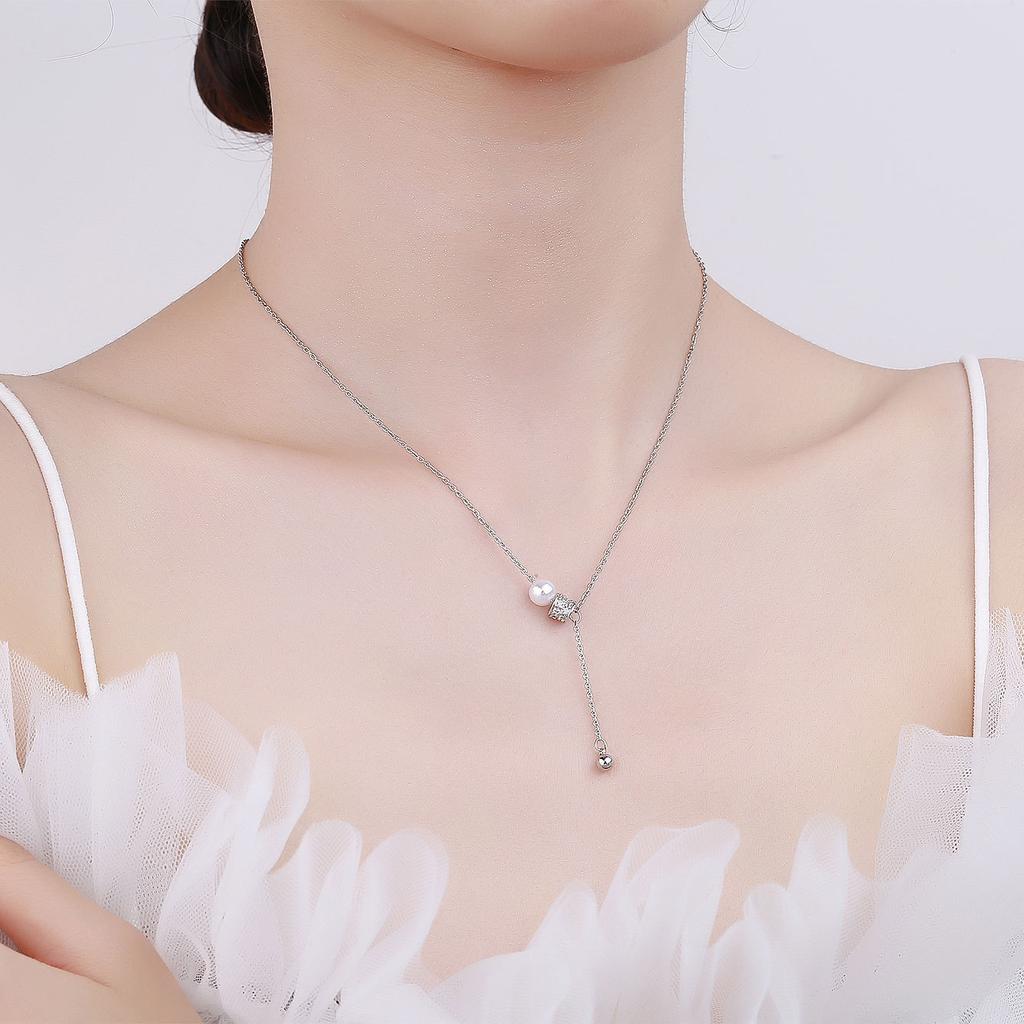 Lindon Damen-Halskette mit Anhänger, Kupferlegierung, Zirkon, für Damen, Hochzeit, Party, modisches Geschenk